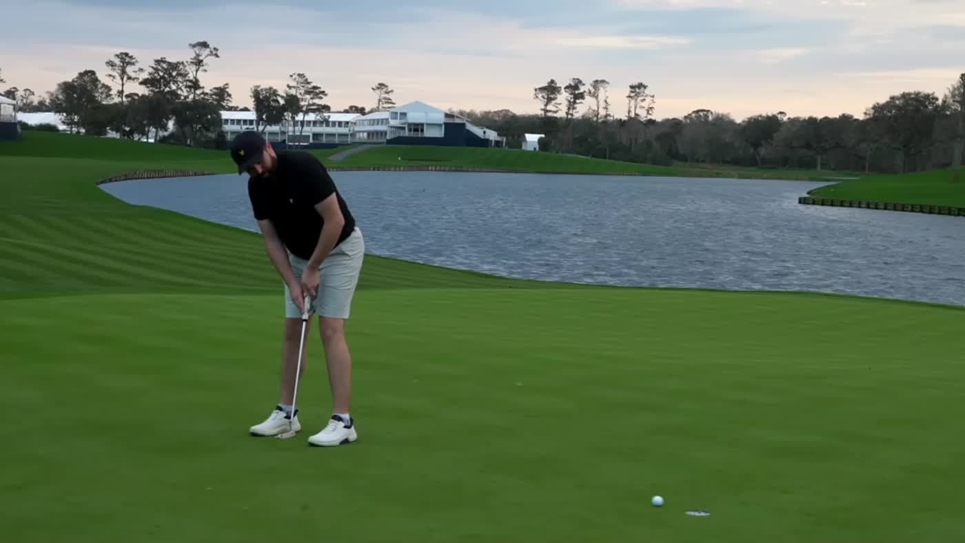 Rick Shiels playing golf, from his website’s featured film
